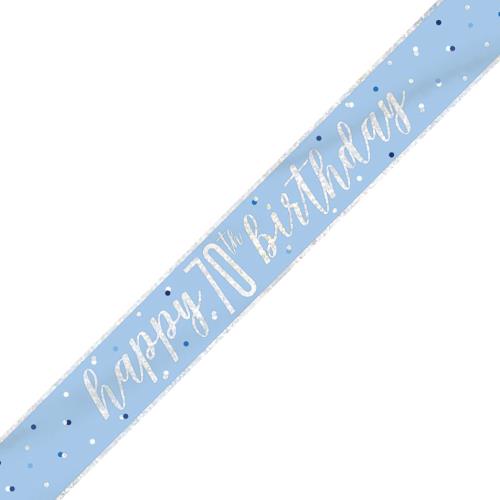 70th Birthday Banner - The Ultimate Balloon & Party Shop