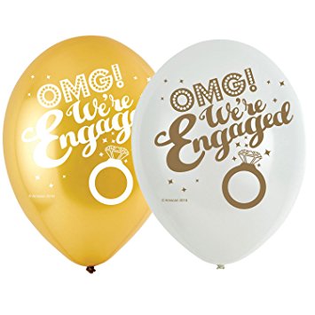 Engagement OMG Balloons 6 Pack - The Ultimate Balloon & Party Shop