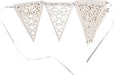 Wedding Bunting - White Swirls - The Ultimate Balloon & Party Shop