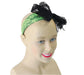 80's Neon Lace Headband - Green The Ultimate Balloon And Party Shop Cheltenham & Gloucester Balloons & Fancy Dress 