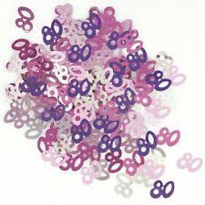 Birthday Table Confetti - Various Ages - Pink - The Ultimate Balloon & Party Shop