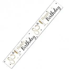 80th Birthday Banner The Ultimate Balloon And Party Shop Cheltenham & Gloucester Balloons & Fancy Dress 