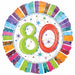 Happy Birthday Radiant Foil Balloon - Various Ages - The Ultimate Balloon & Party Shop