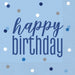 Birthday Napkins - Blue - The Ultimate Balloon & Party Shop