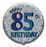 18" Foil Age 85 Blue Birthday Balloon - The Ultimate Balloon & Party Shop