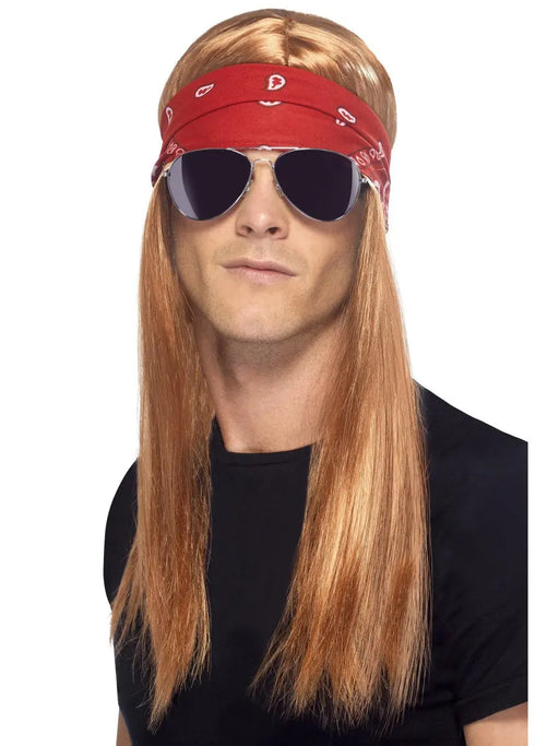 90's Rocker/Axl Rose Wig Kit The Ultimate Balloon And Party Shop Cheltenham & Gloucester Balloons & Fancy Dress 