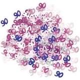 Birthday Table Confetti - Various Ages - Pink - The Ultimate Balloon & Party Shop