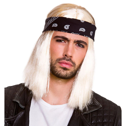 90s Blonde Rocker Wig The Ultimate Balloon And Party Shop Cheltenham & Gloucester Balloons & Fancy Dress 