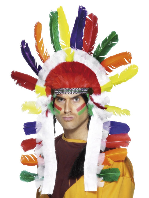Indian Chief Feather Headdress - The Ultimate Balloon & Party Shop
