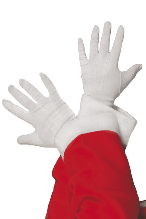 White Santa Gloves - The Ultimate Balloon & Party Shop