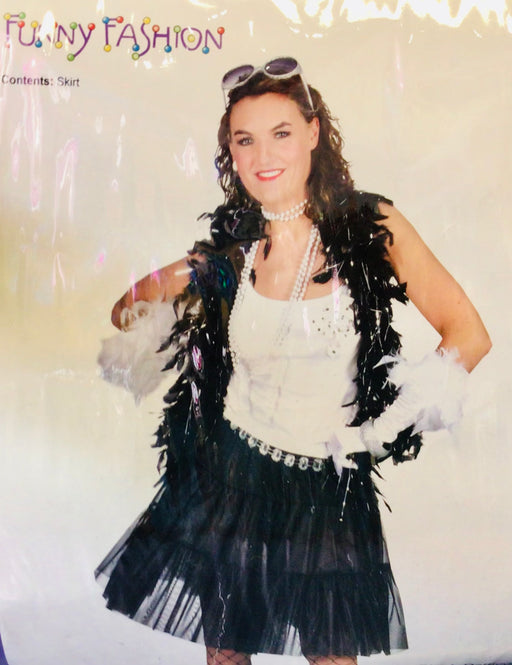 Adult Petticoat - Black The Ultimate Balloon And Party Shop Cheltenham & Gloucester Balloons & Fancy Dress 