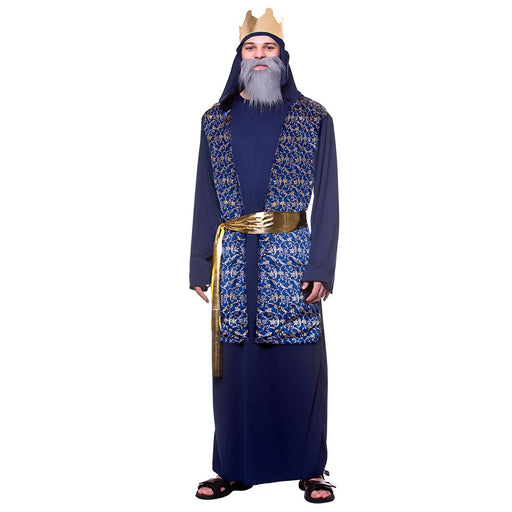 Adults Wise Man Costume - Blue The Ultimate Balloon And Party Shop Cheltenham & Gloucester Balloons & Fancy Dress 