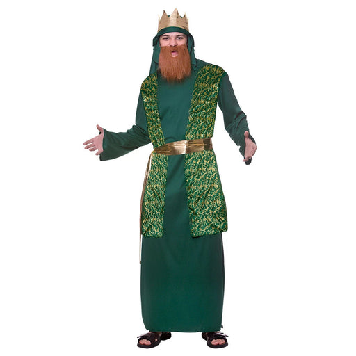 Adults Wise Man Costume - Green The Ultimate Balloon And Party Shop Cheltenham & Gloucester Balloons & Fancy Dress 