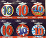 Age 10 birthday badges The Ultimate Balloon And Party Shop Cheltenham & Gloucester Balloons & Fancy Dress 