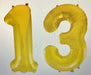 Age 13 Number Foil Balloons The Ultimate Balloon And Party Shop Cheltenham & Gloucester Balloons & Fancy Dress 