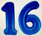 Age 16 Number Foil Balloons The Ultimate Balloon And Party Shop Cheltenham & Gloucester Balloons & Fancy Dress 