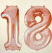 Age 18 Number Foil Balloons The Ultimate Balloon And Party Shop Cheltenham & Gloucester Balloons & Fancy Dress 
