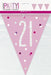 Age 21 Bunting - Pink The Ultimate Balloon And Party Shop Cheltenham & Gloucester Balloons & Fancy Dress 