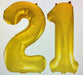 Age 21 Number Foil Balloons The Ultimate Balloon And Party Shop Cheltenham & Gloucester Balloons & Fancy Dress 