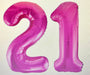 Age 21 Number Foil Balloons The Ultimate Balloon And Party Shop Cheltenham & Gloucester Balloons & Fancy Dress 