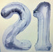 Age 21 Number Foil Balloons The Ultimate Balloon And Party Shop Cheltenham & Gloucester Balloons & Fancy Dress 