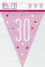 Age 30 Bunting - Pink The Ultimate Balloon And Party Shop Cheltenham & Gloucester Balloons & Fancy Dress 