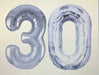Age 30 Number Foil Balloons The Ultimate Balloon And Party Shop Cheltenham & Gloucester Balloons & Fancy Dress 