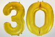 Age 30 Number Foil Balloons The Ultimate Balloon And Party Shop Cheltenham & Gloucester Balloons & Fancy Dress 