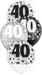 Age 40 Asst Birthday Balloons (6pk) The Ultimate Balloon And Party Shop Cheltenham & Gloucester Balloons & Fancy Dress 