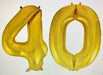 Age 40 Number Foil Balloons The Ultimate Balloon And Party Shop Cheltenham & Gloucester Balloons & Fancy Dress 