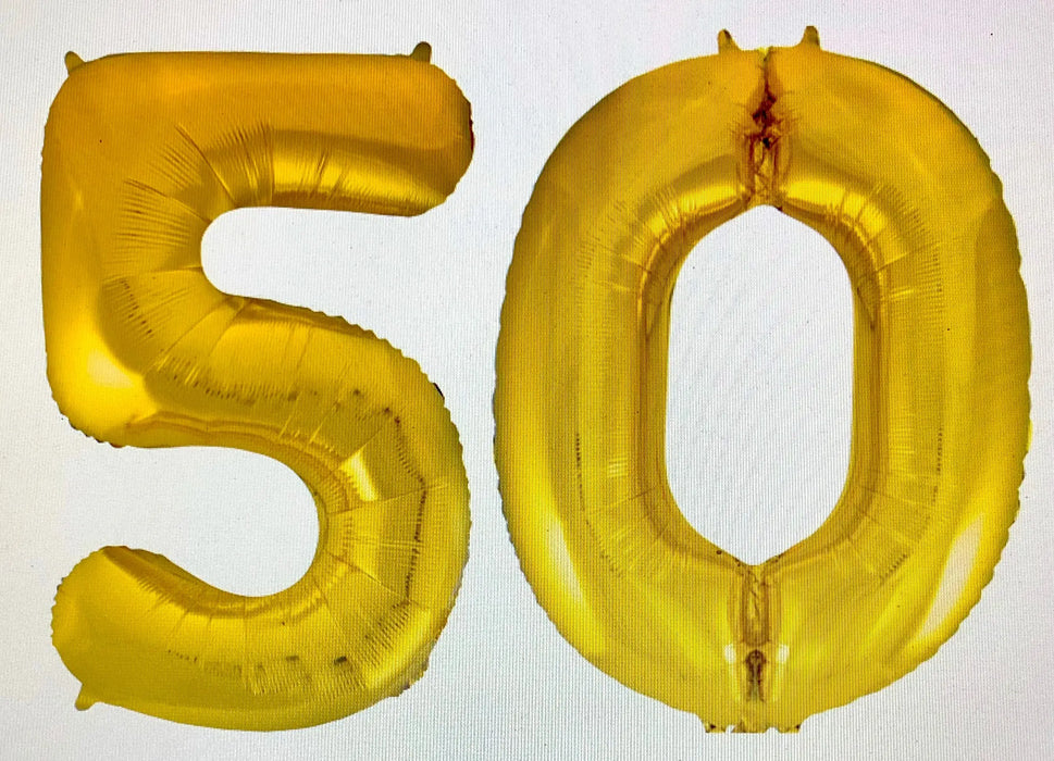 Age 50 Number Foil Balloons The Ultimate Balloon And Party Shop Cheltenham & Gloucester Balloons & Fancy Dress 