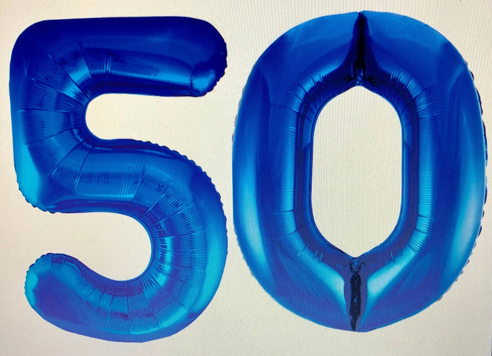 Age 50 Number Foil Balloons The Ultimate Balloon And Party Shop Cheltenham & Gloucester Balloons & Fancy Dress 