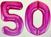 Age 50 Number Foil Balloons The Ultimate Balloon And Party Shop Cheltenham & Gloucester Balloons & Fancy Dress 