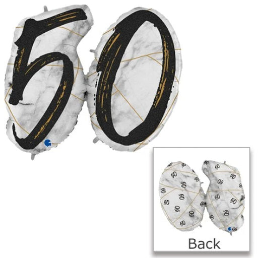 Age 50 Supershape Foil The Ultimate Balloon And Party Shop Cheltenham & Gloucester Balloons & Fancy Dress 