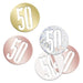 Age 50 Table Confetti- Rose Gold The Ultimate Balloon And Party Shop Cheltenham & Gloucester Balloons & Fancy Dress 