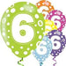 Age 6 Asst Birthday Balloons 6 Pack The Ultimate Balloon And Party Shop Cheltenham & Gloucester Balloons & Fancy Dress 