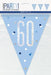 Age 60 Bunting - Blue The Ultimate Balloon And Party Shop Cheltenham & Gloucester Balloons & Fancy Dress 
