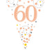 Age 60 Bunting - Rose Gold The Ultimate Balloon And Party Shop Cheltenham & Gloucester Balloons & Fancy Dress 