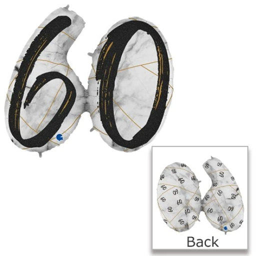 Age 60 Supershape Foil The Ultimate Balloon And Party Shop Cheltenham & Gloucester Balloons & Fancy Dress 