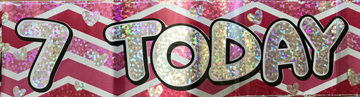 Age 7 Birthday Banner The Ultimate Balloon And Party Shop Cheltenham & Gloucester Balloons & Fancy Dress 