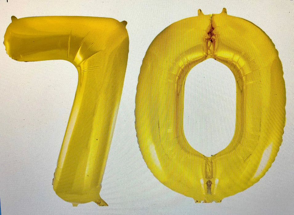 Age 70 Number Foil Balloons The Ultimate Balloon And Party Shop Cheltenham & Gloucester Balloons & Fancy Dress 