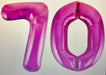 Age 70 Number Foil Balloons The Ultimate Balloon And Party Shop Cheltenham & Gloucester Balloons & Fancy Dress 