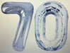 Age 70 Number Foil Balloons The Ultimate Balloon And Party Shop Cheltenham & Gloucester Balloons & Fancy Dress 