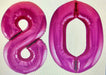 Age 80 Number Foil Balloons The Ultimate Balloon And Party Shop Cheltenham & Gloucester Balloons & Fancy Dress 
