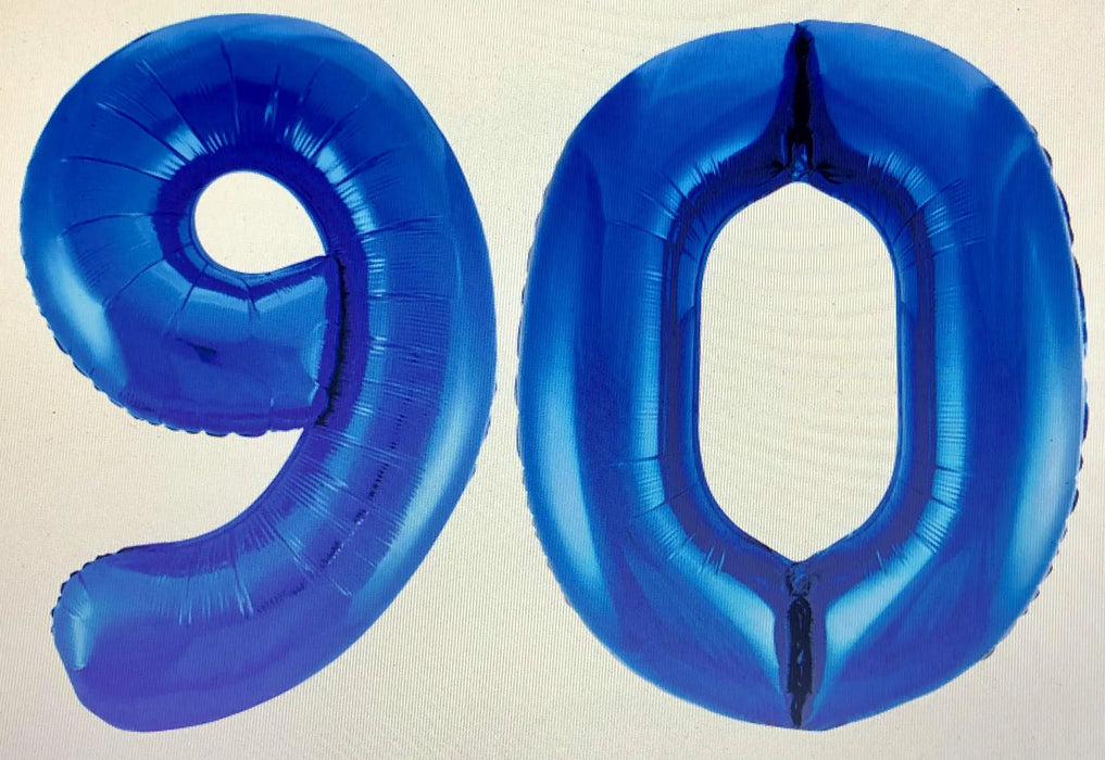 Age 90 Number Foil Balloons The Ultimate Balloon And Party Shop Cheltenham & Gloucester Balloons & Fancy Dress 