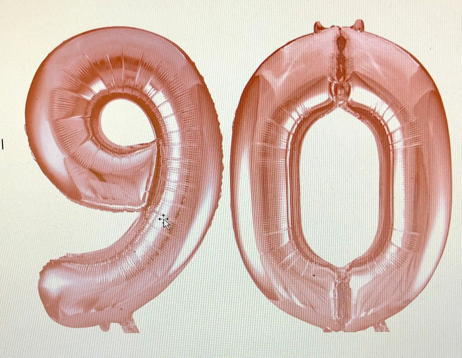 Age 90 Number Foil Balloons The Ultimate Balloon And Party Shop Cheltenham & Gloucester Balloons & Fancy Dress 