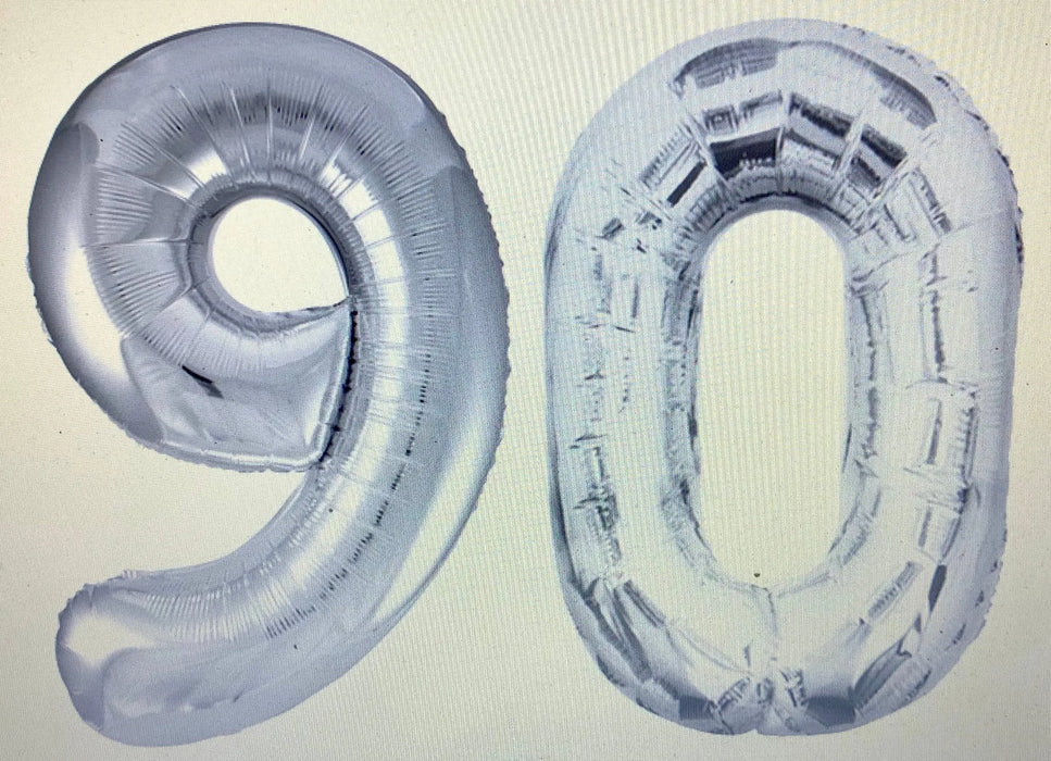 Age 90 Number Foil Balloons The Ultimate Balloon And Party Shop Cheltenham & Gloucester Balloons & Fancy Dress 