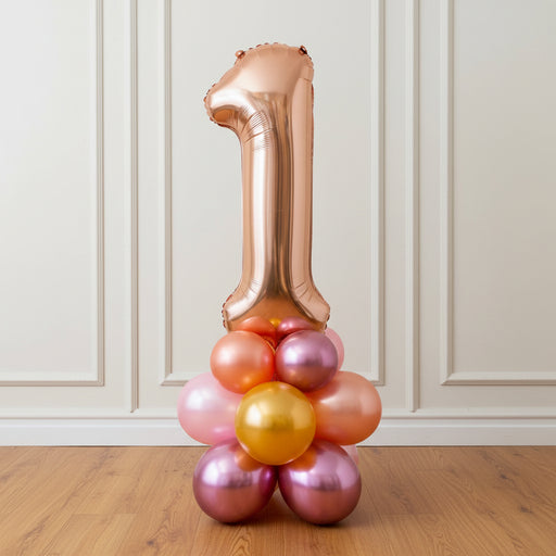 Age Balloon Stack - Single Number The Ultimate Balloon And Party Shop Cheltenham & Gloucester Balloons & Fancy Dress 