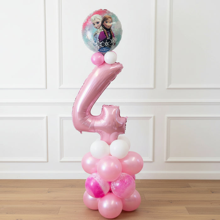 Age Themed Balloon Column - Frozen The Ultimate Balloon And Party Shop Cheltenham & Gloucester Balloons & Fancy Dress 