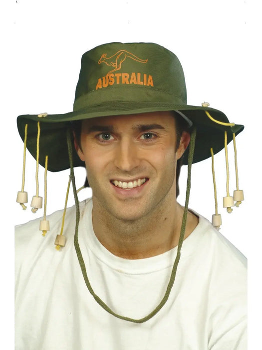 Australian Corkscrew Hat The Ultimate Balloon And Party Shop Cheltenham & Gloucester Balloons & Fancy Dress 